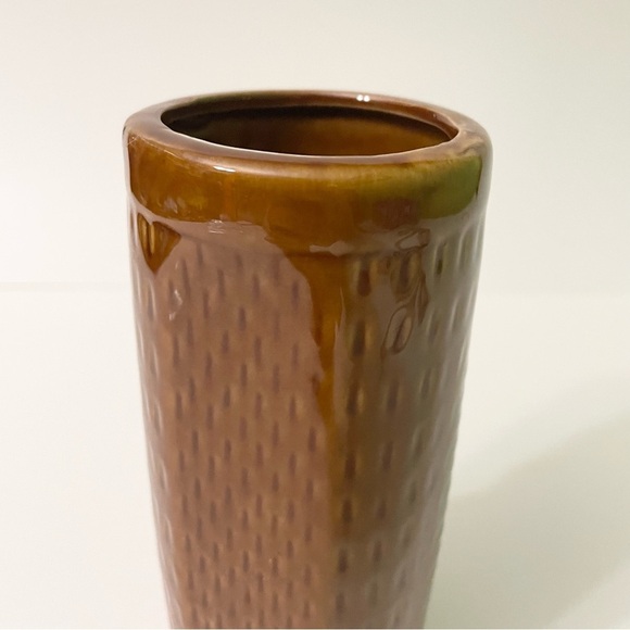 Tiki Brown Glaze Ceramic Barware Tall Mug Cup Vase Kahuna God DW114 - Picture 8 of 16